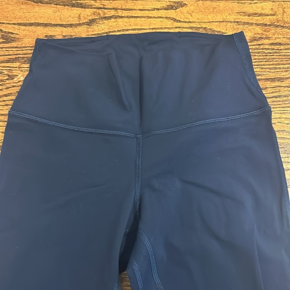 Lululemon Navy Align High Rise Mini Flare Pant Short - Picture 10 of 13